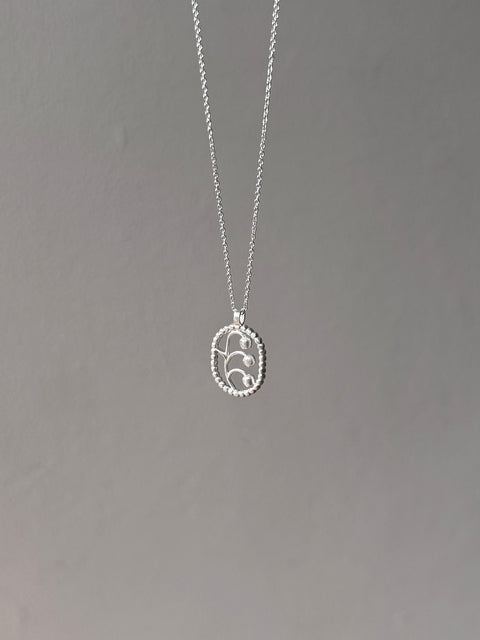 Ostara Silver Pendant Necklace