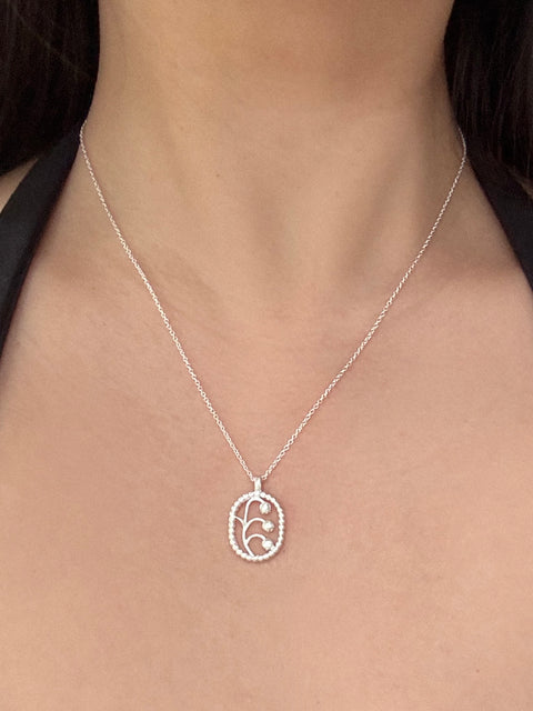 Ostara Silver Pendant Necklace