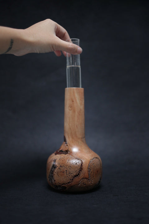 Calyx Wooden Vase