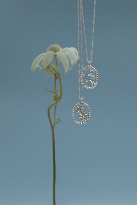Ostara Silver Pendant Necklace