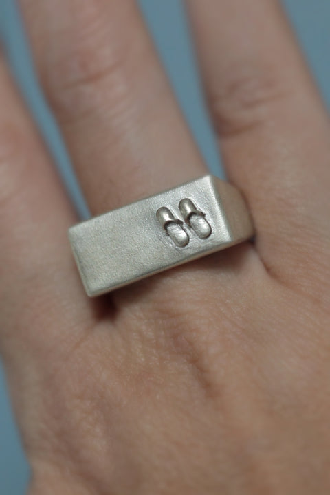 Slipper Silver Ring