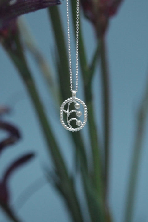 Ostara Silver Pendant Necklace