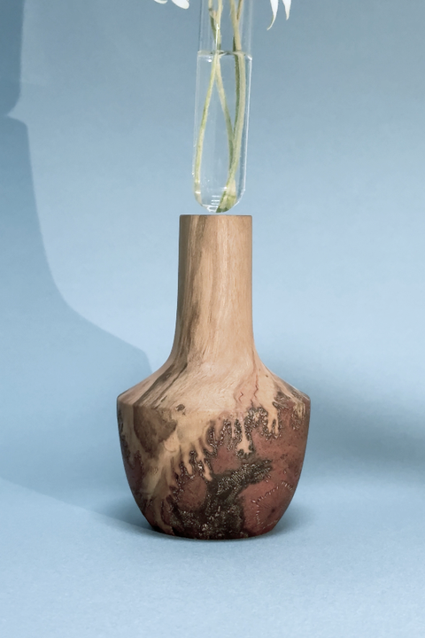 Etta Wooden Vase